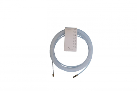 Sonda din PVC pentru tragere cablu 10m, alb [1]