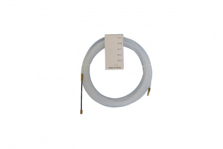 Sonda din PVC pentru tragere cablu 15m, alb - Imagine produs en-gros [1]