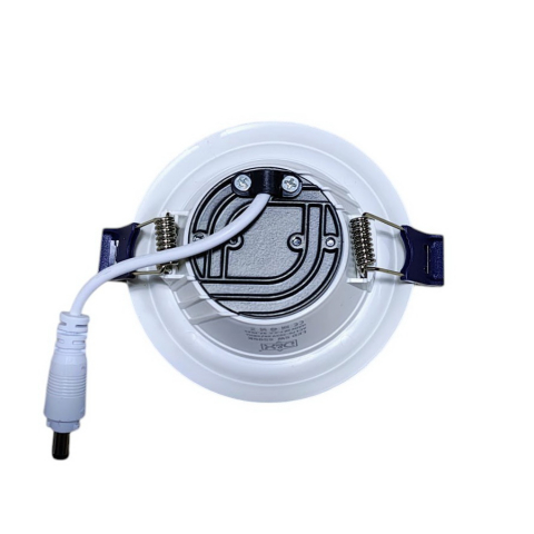 Spot LED îngropat 5W, 6500K, lumină rece, ramă albă, engros [1]