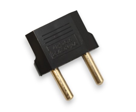 Prize și Întrerupătoare - Stecher adaptor fara contact de protectie plat - Imagine produs en-gros
