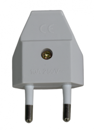 Stecher plat alb 10A IP20 , 3006 [1]