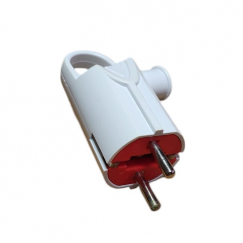 Stechere Cuple si Adaptoare - Stecher schuko cu inel si contacte din cupru 10-16A - Imagine produs en-gros