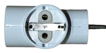 Triplu ștecher GOLIAT ,16 A,250 V , inele ceramice , alb - Imagine produs en-gros [3]