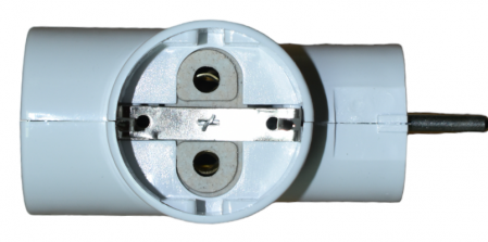 Triplu ștecher GOLIAT ,16 A,250 V , inele ceramice , alb [2]