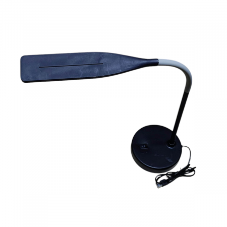 Corpuri de iluminat - Veioza,Lampa de birou cu brat flexibil ,rotire la 360°,cu lumina alba, 5W, alimentare  la usb - neagra