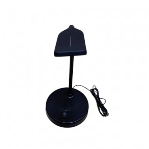 Veioza , Lampa de birou cu brat flexibil ,rotire la 360°,cu lumina alba, 5W, alimentare  la usb -neagra - Imagine produs en-gros [3]