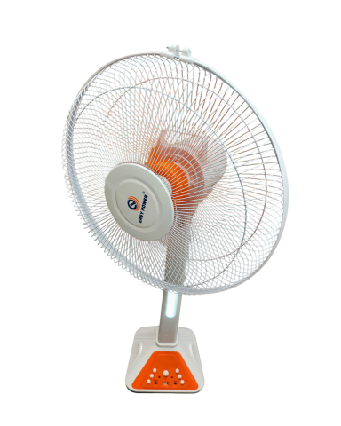 Ventilator cu Picior Reîncărcabil AC/DC 16 Inch 48W cu Telecomandă, Acumulator 12V 5Ah și LED Integrat ecoleduri [3]