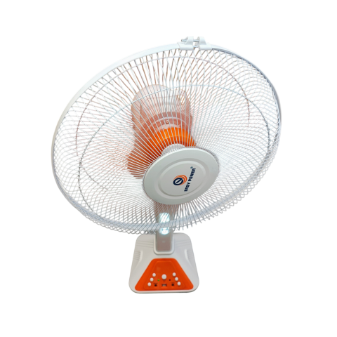 Ventilator cu Picior Reîncărcabil AC/DC 16 Inch 48W cu Telecomandă, Acumulator 12V 5Ah și LED Integrat ecoleduri [5]