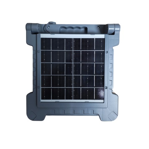 Ventilator portabil solar UXI BL-G450 cu panou solar pliabil 10W, 4 viteze, afișaj digital, Power Bank USB și lumină anti-țânțari [6]