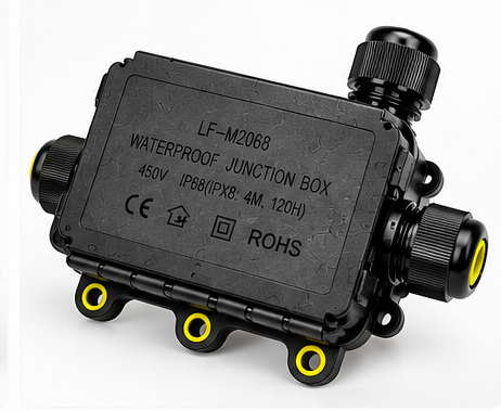 Aparataj şi accesorii - Doza derivatie etansa IP68 LF-M2068 450V cu 3 intrari