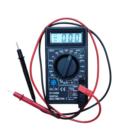 Multimetru Digital - Multimetru Digital DT-830 – Aparat de Măsură Electric Tensiune, Curent și Rezistență,ecoleduri