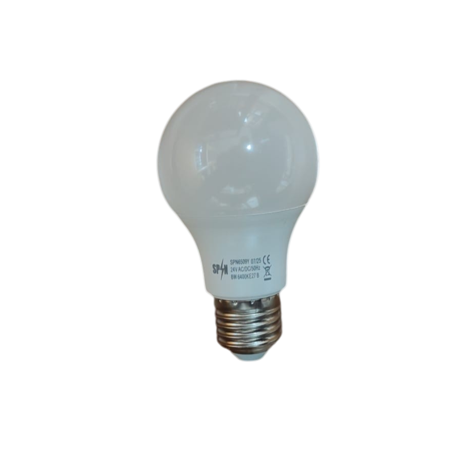 Bec LED E27 24V 8W – Iluminare Economică-ecoleduri [1]