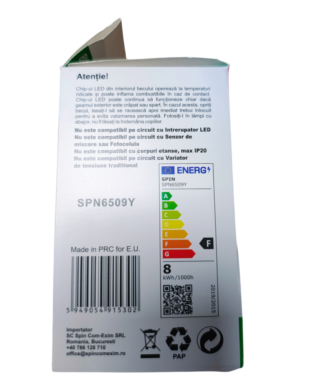 Bec LED E27 24V 8W – Iluminare Economică-ecoleduri [3]