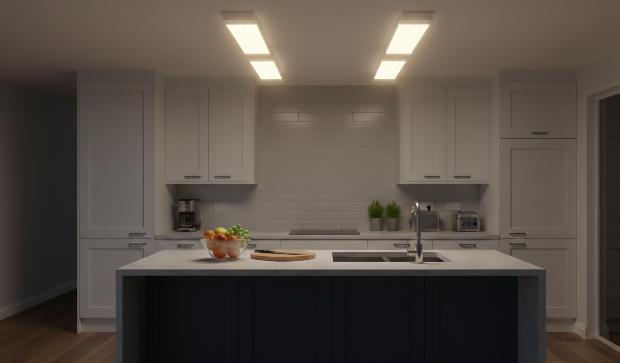 Corp LED 28W 60cm 6500K Liniar Interior trei randuri led [1]