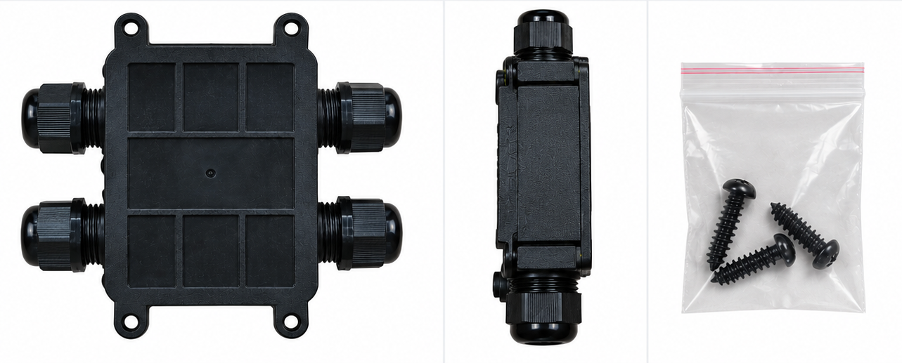 Doza conexiuni IP68 cu 4 intrari montata la exterior [5]