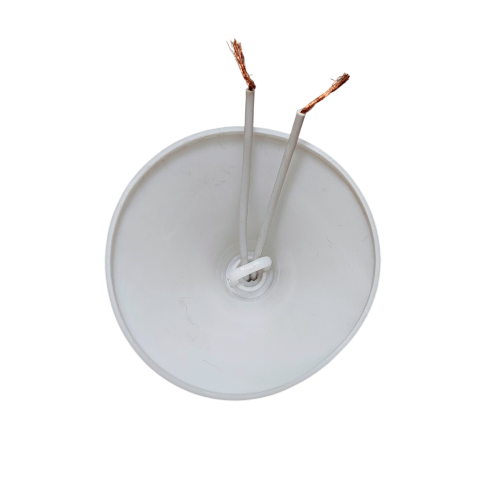 Dulie E27 din ceramică cu tijă de susținere 15 cm și cablu 2x0,5 mm² albă, ecoleduri [2]