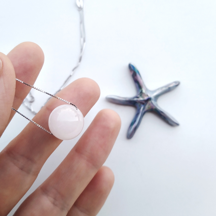 Blue marble starfish pendant - Daniela Cățoi [2]
