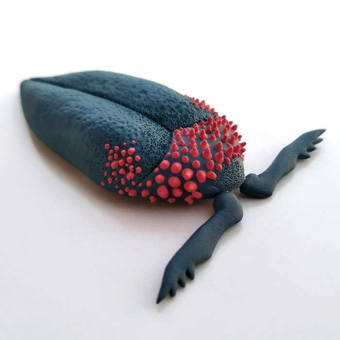 Green Beetle brooch - Daniela Cățoi [2]