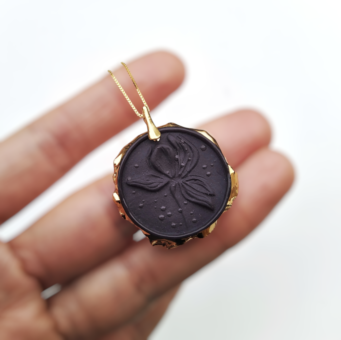 The Inner Garden black necklace - Daniela Cățoi [2]