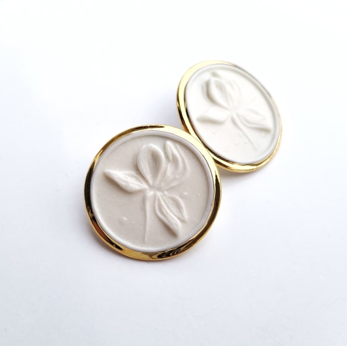 The Silk Inner Garden Earrings II [2]