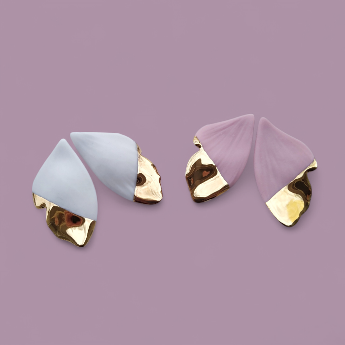 The Silk Petal Earrings [3]