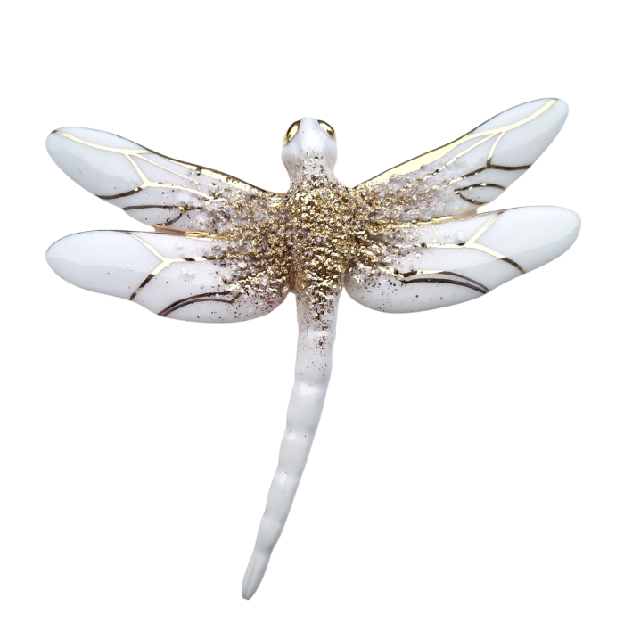 White porcelain dragonfly - Daniela Cățoi [2]