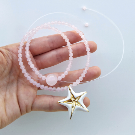 Necklaces - Candy - White sea star necklace