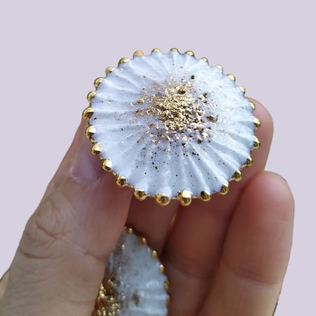 Seashell earrings II - Daniela Cățoi