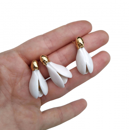 Flora in Porcelain - Snowdrops porcelain set - Daniela Cățoi