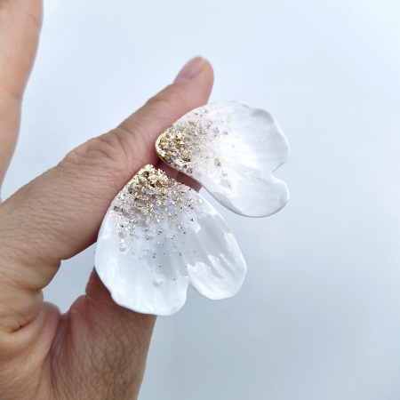 Earrings - Stardust petals - Daniela Cățoi