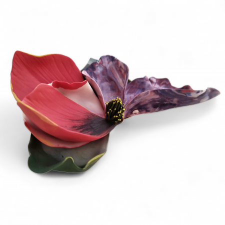 Statement multicolour flower brooch [1]