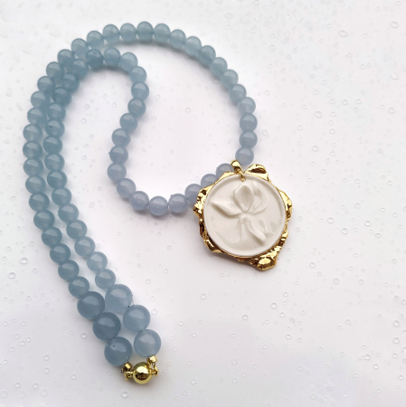 Pearly - The Inner Garden necklace VI - Daniela Cățoi