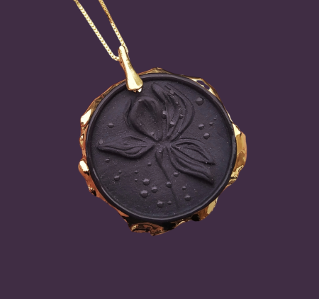 Collections - The Inner Garden black necklace - Daniela Cățoi