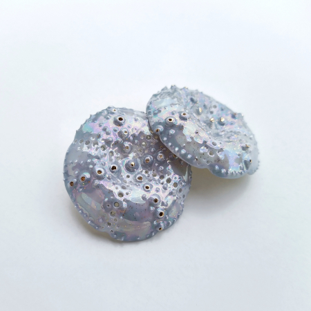 Blue sea urchin earrings - Daniela Cățoi [1]
