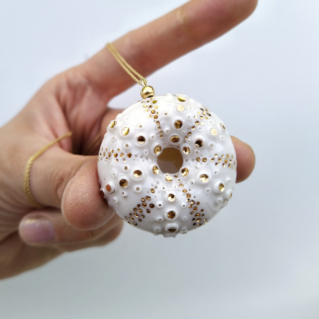 White sea urchin necklace - Daniela Cățoi [4]