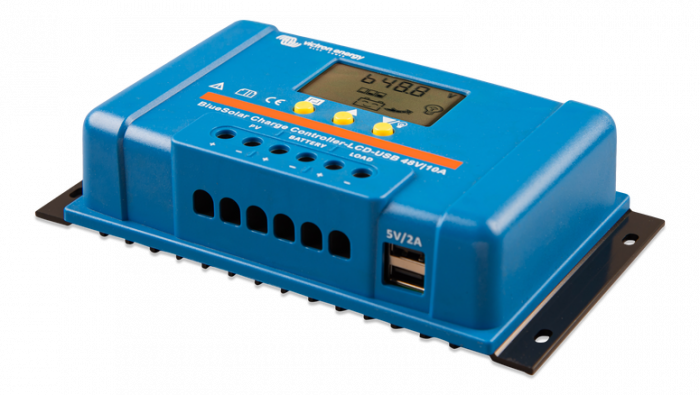 Incarcator solar LCD&USB 48V-10A Victron Energy BlueSolar PWM-LCD&USB 48V-10A [3]