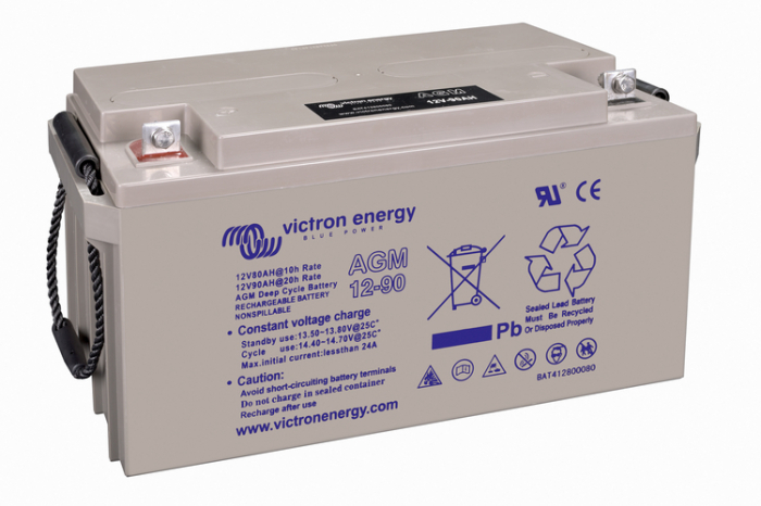Victron Energy AGM Deep Cycle Battery (M6) 12V/90Ah [4]