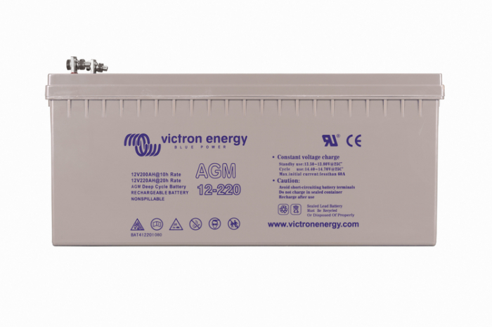 Victron Energy AGM Deep Cycle Battery (M8) 12V/220Ah [4]