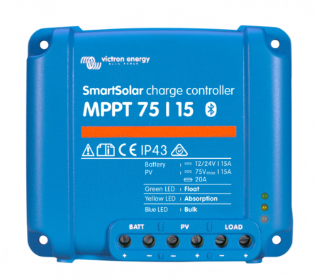 MPPT - Incarcator solar 12V 24V 15A Victron Energy SmartSolar MPPT 75/15
