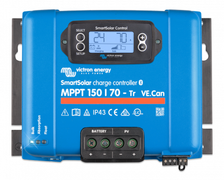 Incarcator solar 12V 24V 48V 70A Victron Energy SmartSolar MPPT 150/70-Tr VE.Can [1]