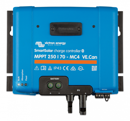 MPPT - Incarcator solar 12V 24V 48V 70A Victron Energy SmartSolar MPPT 250/70-MC4 VE.Can