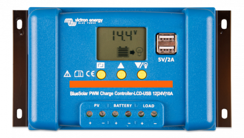 Incarcator solar LCD&USB 12V/24V 30A Victron Energy BlueSolar PWM-LCD&USB 12/24V-30A [2]