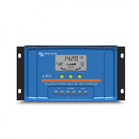 PWM - Incarcator solar LCD&USB 48V-10A Victron Energy BlueSolar PWM-LCD&USB 48V-10A