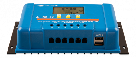 Incarcator solar LCD&USB 48V-10A Victron Energy BlueSolar PWM-LCD&USB 48V-10A [1]