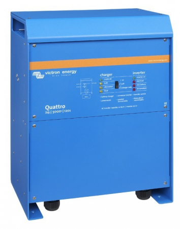 Quattro - Invertor cu charger 24V 5000VA Victron Energy Quattro 24/5000/120-50/50