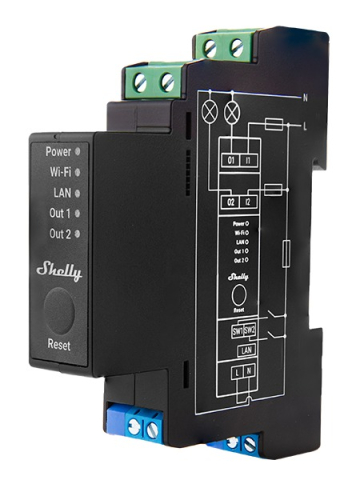 Monitorizare si control - Shelly Pro 2PM