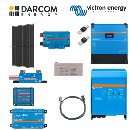 Kituri - Sistem Fotovoltaic Victron Energy Off-grid 4kW stocare AGM