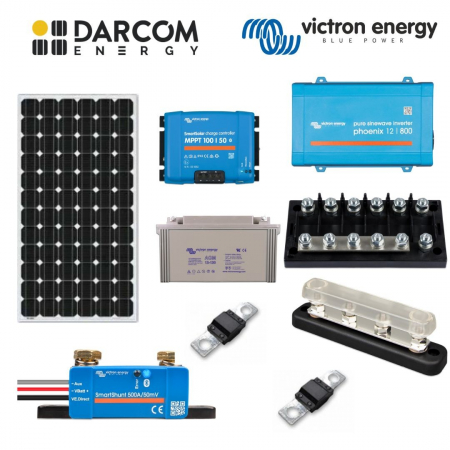 Kituri - Sistem Fotovoltaic Victron Energy Off-grid 620W stocare AGM