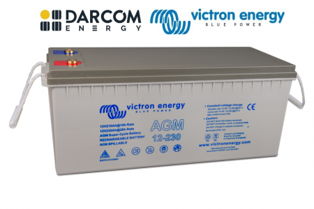 AGM - Victron Energy AGM Super Cycle Battery 12V/230Ah (M8)