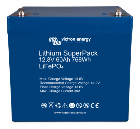 LiFePO4 - Victron Energy Lithium SuperPack 12,8V/60Ah (M6)